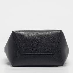 Pre Owned Celine Black Leather Small Sangle Bucket Bag