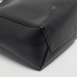 Pre Owned Celine Black Leather Small Sangle Bucket Bag