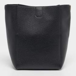 Pre Owned Celine Black Leather Small Sangle Bucket Bag