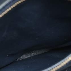 Pre Owned Celine Tri Color Leather and Suede Mini Luggage Tote