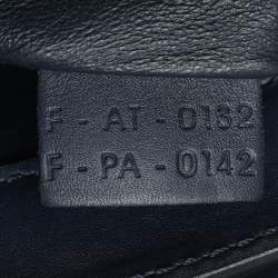 Pre Owned Celine Tri Color Leather and Suede Mini Luggage Tote