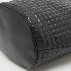 Pre Owned Celine Black Quilted Leather Small C Backpack