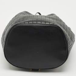 Pre Owned Celine Black Quilted Leather Small C Backpack