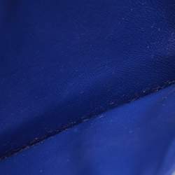 Pre Owned Celine Blue Leather Small Classic Box Flap Bag