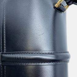 Pre Owned Celine 16 Mini Black Leather Handbag