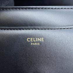 Pre Owned Celine 16 Mini Black Leather Handbag