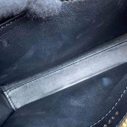 Pre Owned Celine 16 Mini Black Leather Handbag