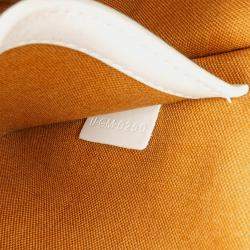Pre Owned Celine Brown/White Medium Triomphe Coated Canvas Folco Crossbody