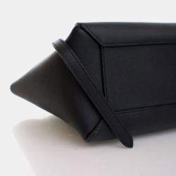 Pre Owned Celine Belt Micro Black Calfskin Handbag