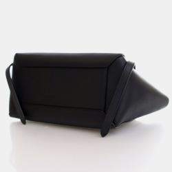 Pre Owned Celine Belt Micro Black Calfskin Handbag