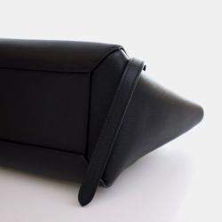 Pre Owned Celine Belt Micro Black Calfskin Handbag