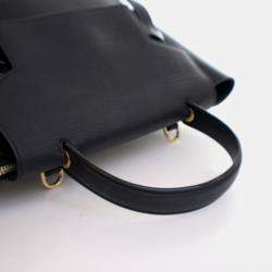 Pre Owned Celine Belt Micro Black Calfskin Handbag