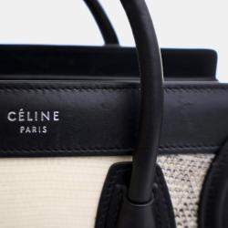 Pre Owned Celine Luggage Nano Lizard Leather Tote Bag