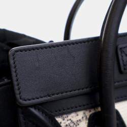 Pre Owned Celine Luggage Nano Lizard Leather Tote Bag