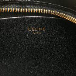 Pre Owned Celine Black Medium Shiny Calfskin Tilly Shoulder Bag