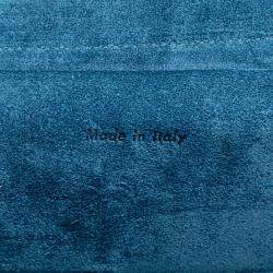 مملوكة مسبقًا حقيبة حزام جلد عجل ناعم سيليين أزرق ميني ثلاثية الألوان