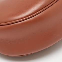 Pre Owned Celine Brown Leather Medium Ava Triomphe Shoulder Bag