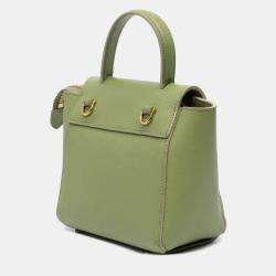 Pre Owned Celine Green Pico Grained Calfskin Belt Bag