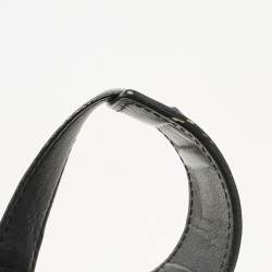 Pre Owned Celine Tricolor Leather and Canvas Medium Trapeze Top Handle Bag