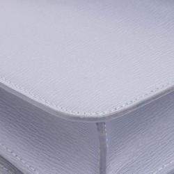 Pre Owned Celine Purple Teen Calfskin Classic Box