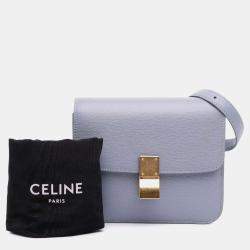 Pre Owned Celine Purple Teen Calfskin Classic Box