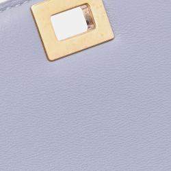 Pre Owned Celine Purple Teen Calfskin Classic Box