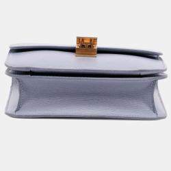 Pre Owned Celine Purple Teen Calfskin Classic Box