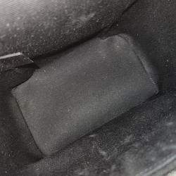 Pre Owned Celine Black Brown Canvas and Leather Triumph Mini Box Bag