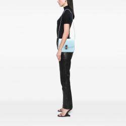 Pre Owned Celine Blue Medium Calfskin Classic Box