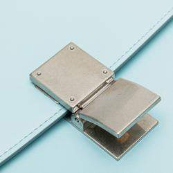 Pre Owned Celine Blue Medium Calfskin Classic Box