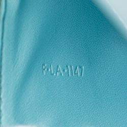 Pre Owned Celine Blue Medium Calfskin Classic Box