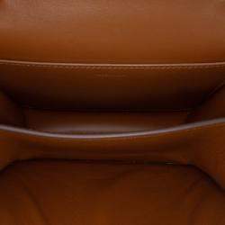 Pre Owned Celine Brown Medium Calfskin Classic Box