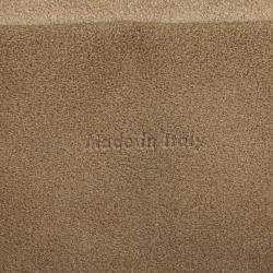 Pre Owned حقيبة حزام سيلين جلد عجل محبب صغيرة بيج