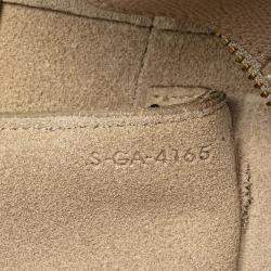 Pre Owned حقيبة حزام سيلين جلد عجل محبب صغيرة بيج