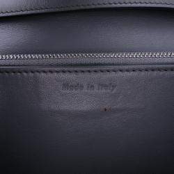 Pre Owned Celine Purple Medium Calfskin Classic Box