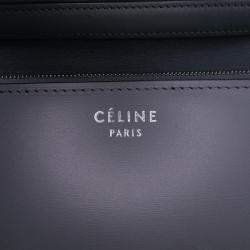 Pre Owned Celine Purple Medium Calfskin Classic Box