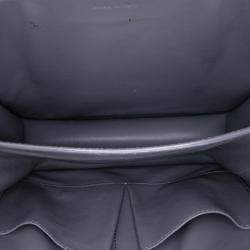 Pre Owned Celine Purple Medium Calfskin Classic Box