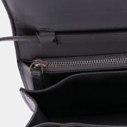 Pre Owned Celine Purple Medium Calfskin Classic Box