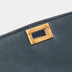 Pre Owned Celine Green Medium Calfskin Classic Box