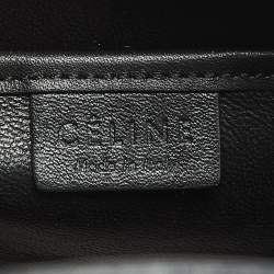 Pre Owned Celine Tricolor Lizard and Leather Nano Luggage Tote