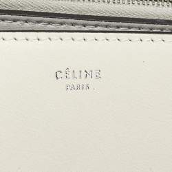 Pre Owned حقيبة كلتش سيلين دايموند من جلد وجلد ثعبان كوبرا ثلاثي الألوان