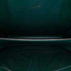 Pre Owned Celine Green Medium Calfskin Classic Box
