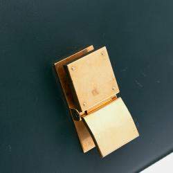 Pre Owned Celine Green Medium Calfskin Classic Box