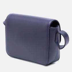 Pre Owned Celine Purple Teen Shiny Calfskin Triomphe Crossbody