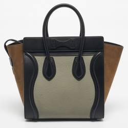 Pre Owned حقيبة يد توتس سيلين ميكرو لاغيدج جلد ثعبان متعدد الألوان 