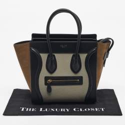 Pre Owned حقيبة يد توتس سيلين ميكرو لاغيدج جلد ثعبان متعدد الألوان 