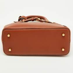 Pre Owned Celine Brown Supple Leather Teen Conti Satchel