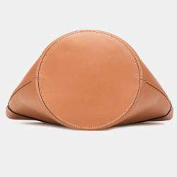 Pre Owned Celine Brown Leather Crecy Bucket Bag