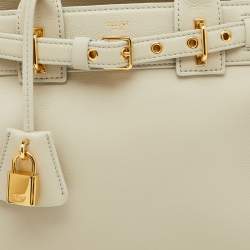 Pre Owned Celine Light Grey Leather Teen Conti Bag