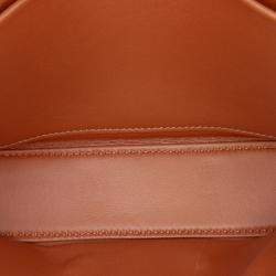 Pre Owned Celine White Triomphe Coated Canvas Claude Shoulder Bag